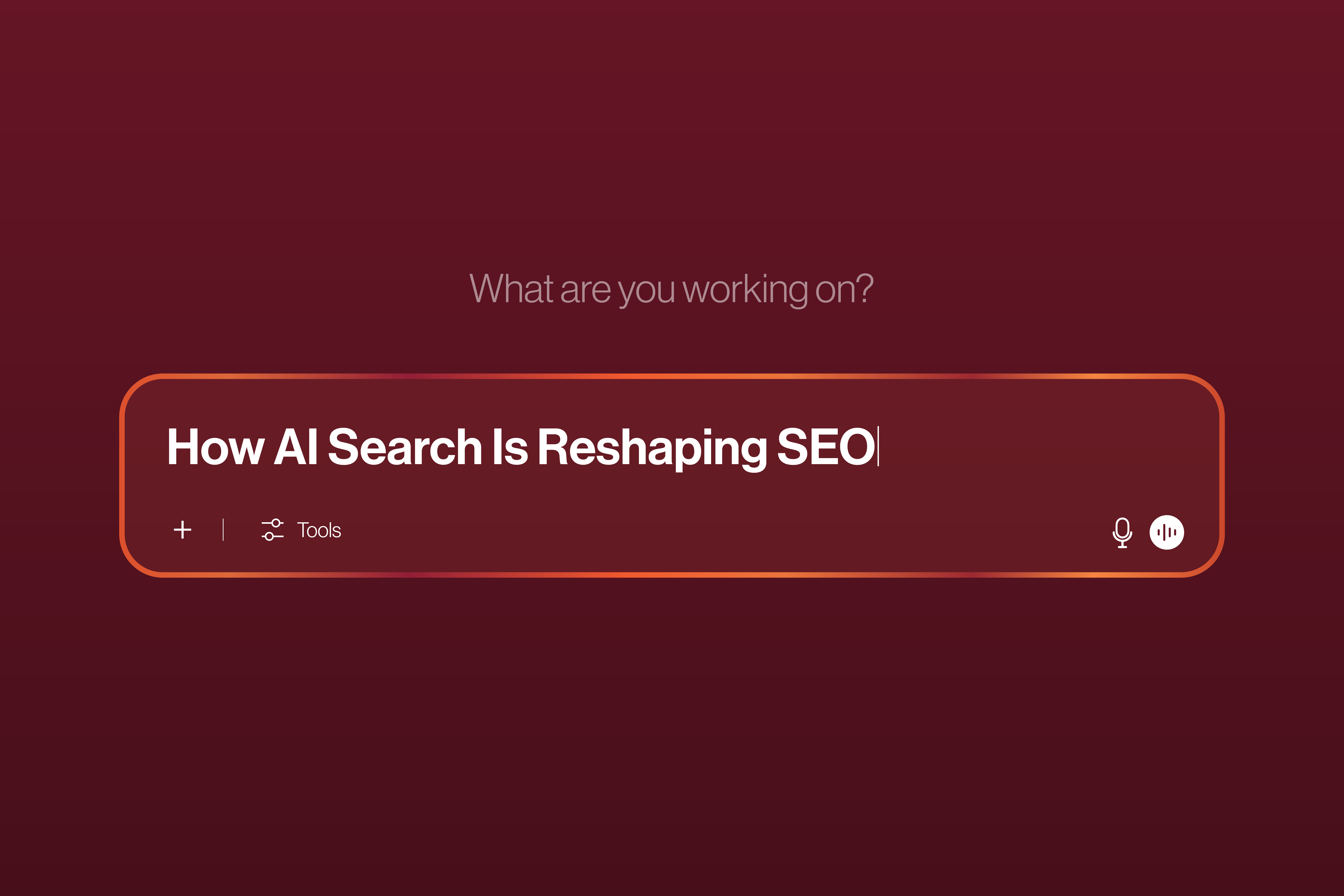 SEO and Ai blog header