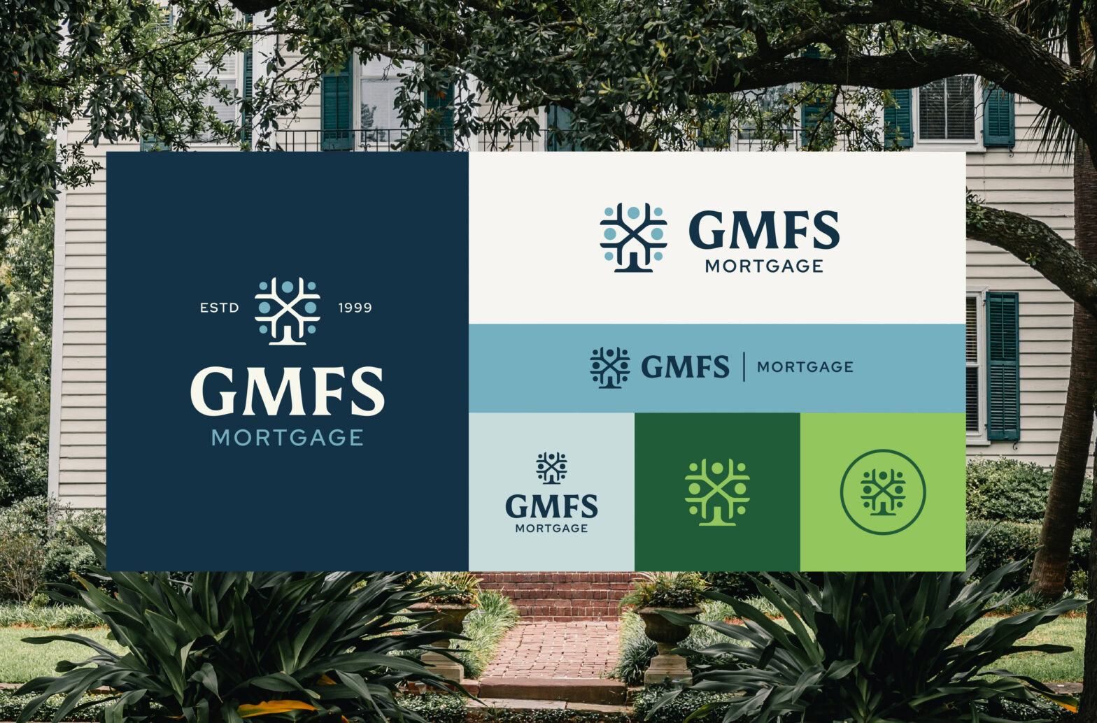 The different colors for the GMFS rebrand