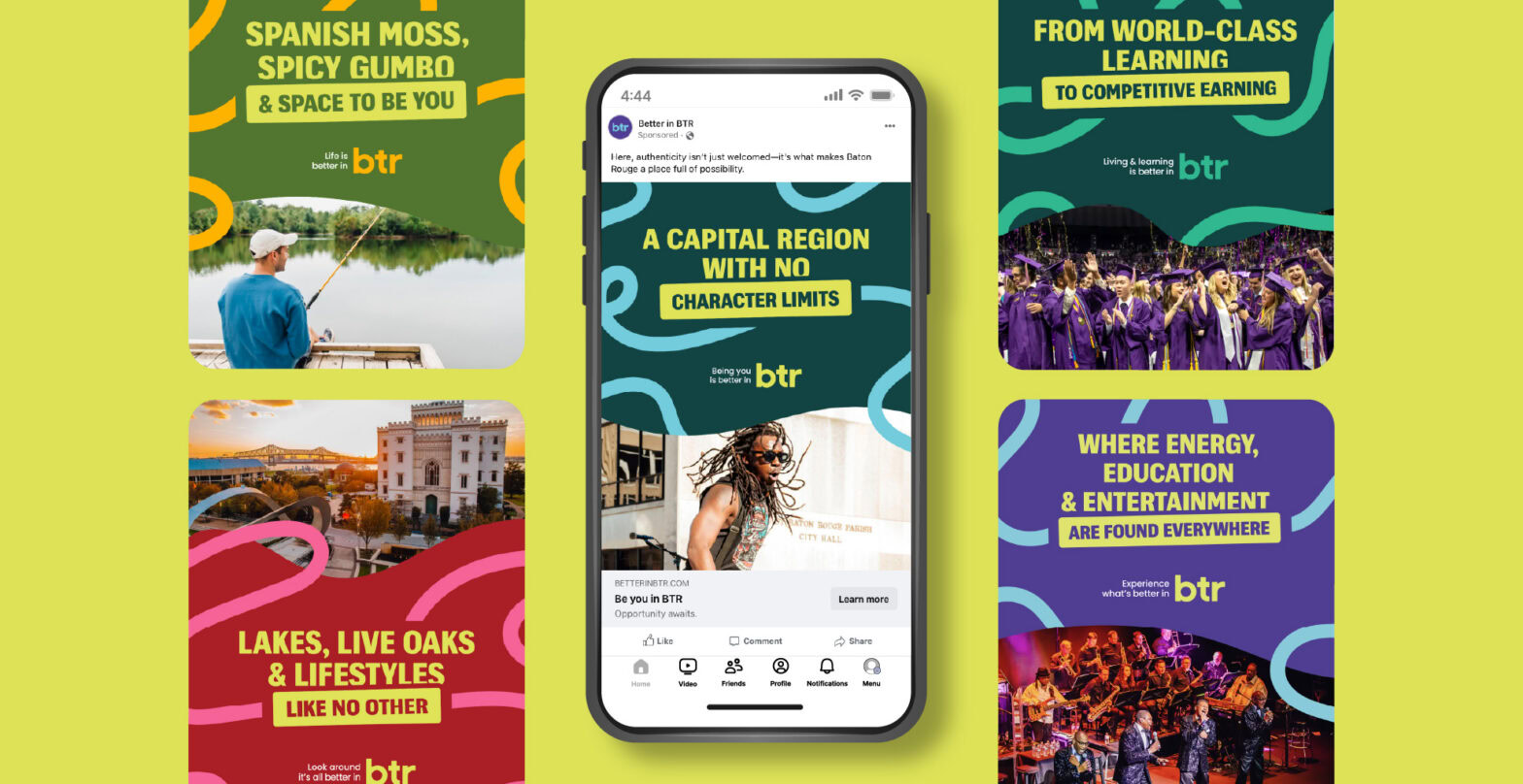 better in BTR social post mockups