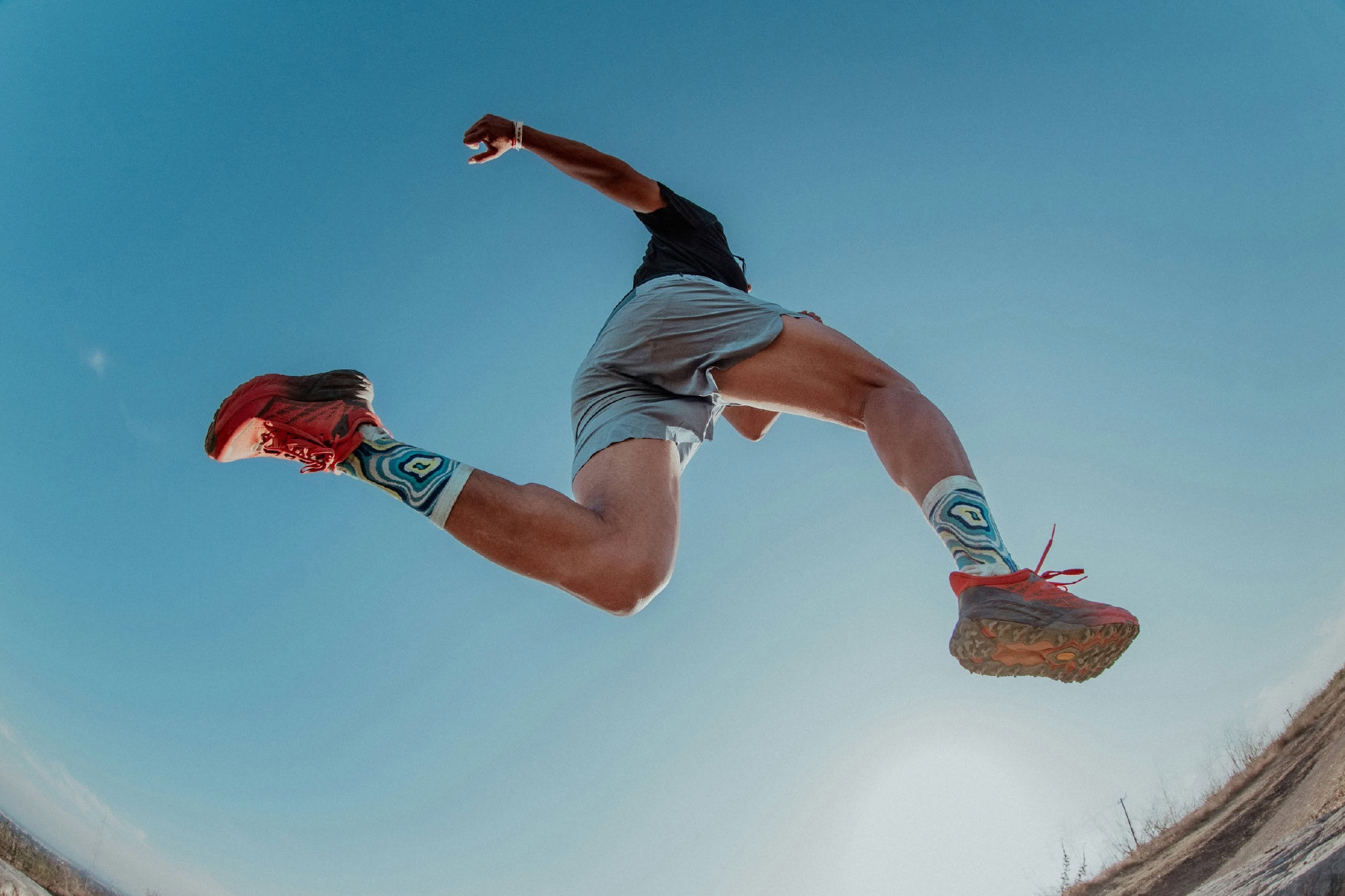 man running